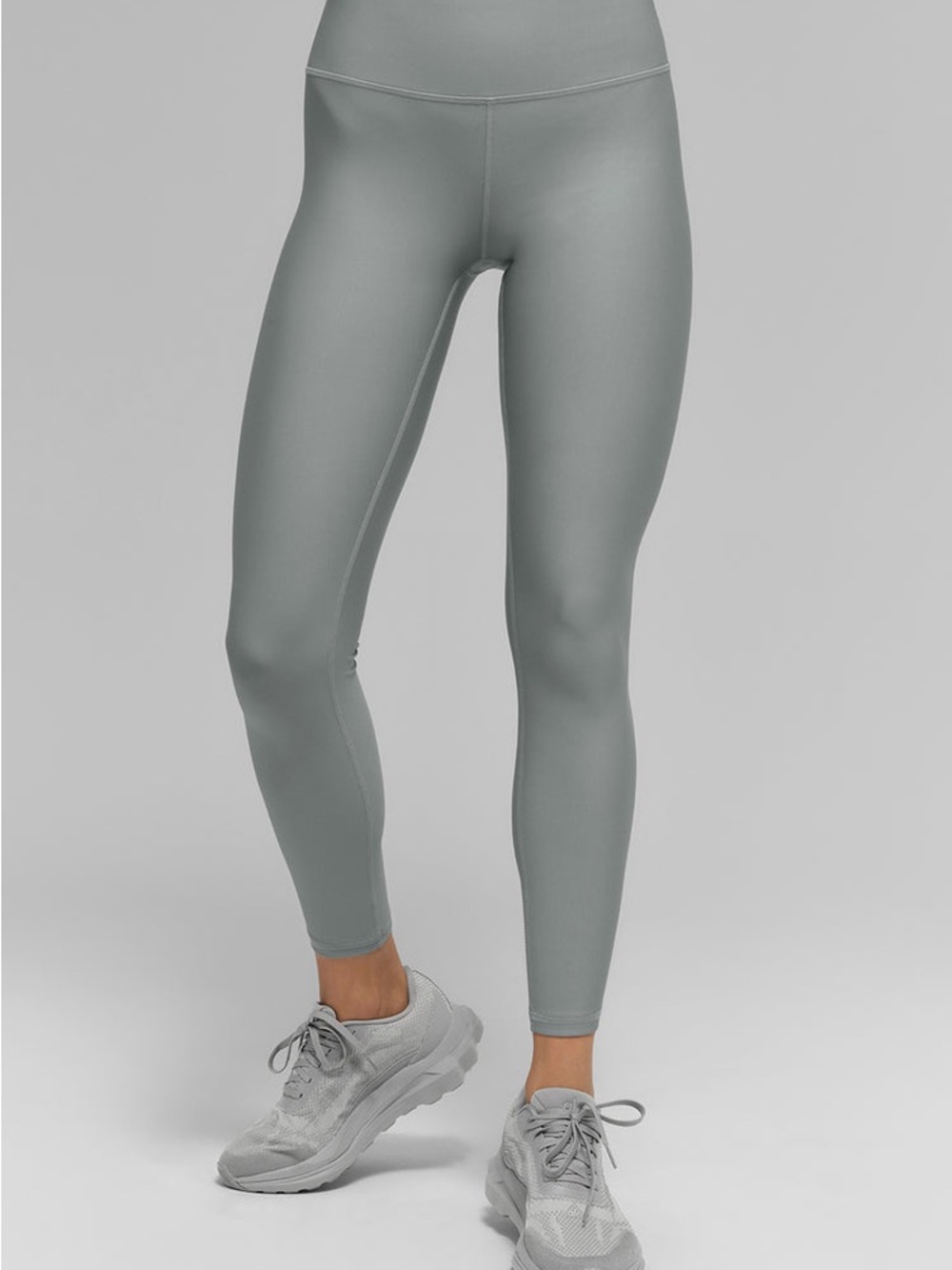 ALO Yoga High-Rise 7/8 Airlift Steal Gray Leggings